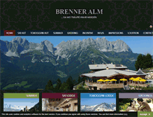 Tablet Screenshot of brenneralm.at